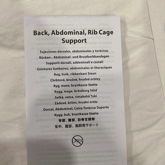 NWT ProCare M/L 45”-62” Elastic Waist Binder. BACK ABDOMINAL RIB CAGE SUPPORT - Picture 4 of 7